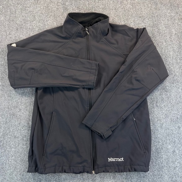 Marmot Men's XL Black Gravity Jacket Full Zip Softshell Lightweight Outerwear - Picture 2 of 15